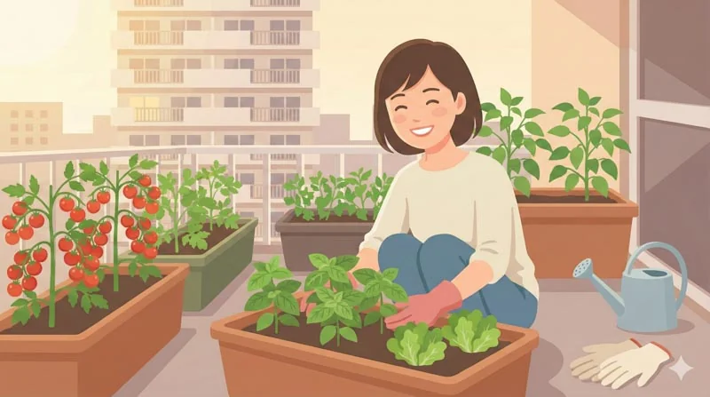 ベランダ菜園の始め方｜初心者でも失敗しない5ステップ完全ガイド