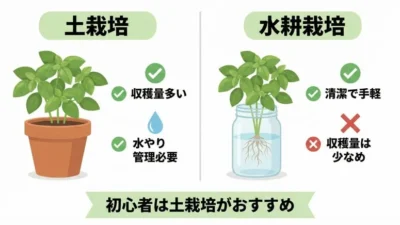 室内でバジルを育てる方法｜日当たり対策と摘心で長く収穫するコツ