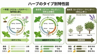 家庭菜園で育てやすい初心者向けハーブ5選｜育て方から使い道まで