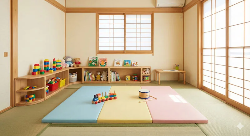 和室を子供部屋に変えるレイアウトと安全対策