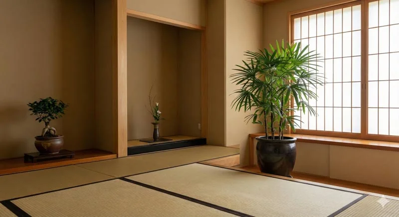 和室に合う観葉植物の選び方と置き方のコツ