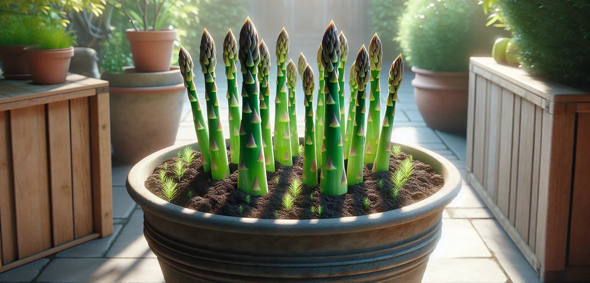 アスパラガスのプランター栽培｜3年目から本格収穫を楽しむ育て方