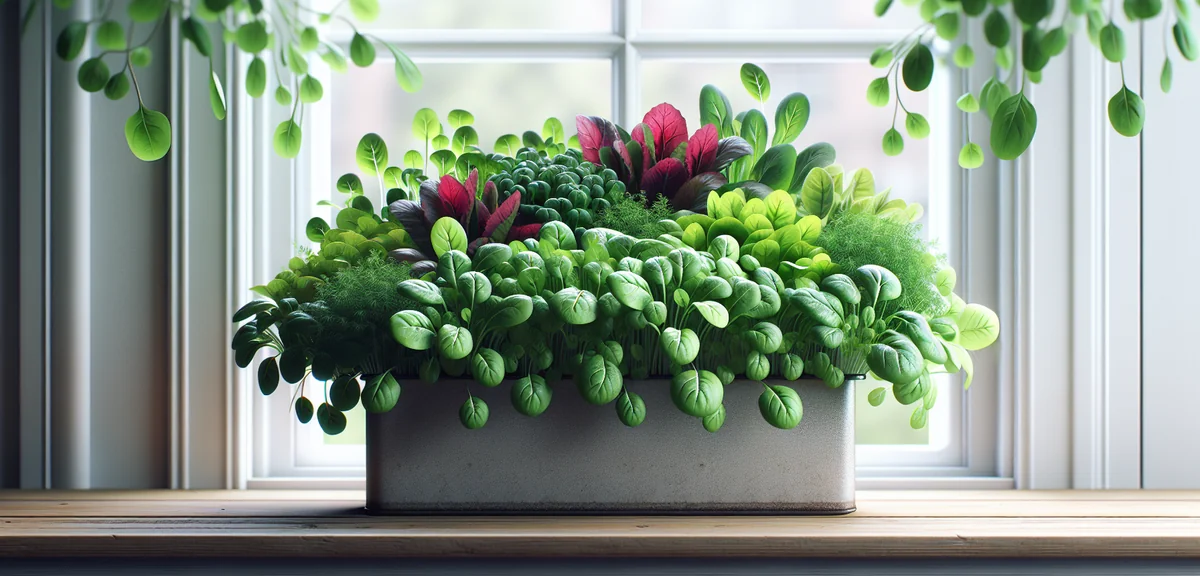 ベビーリーフのプランター栽培｜種まきから2週間で収穫できる手軽さ