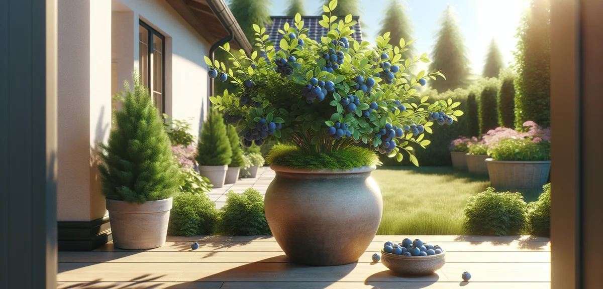 ブルーベリーの鉢植え栽培｜品種の組み合わせと酸性土の作り方