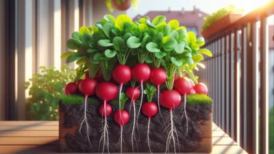 ラディッシュをプランターで育てる方法｜20日で収穫できる初心者野菜