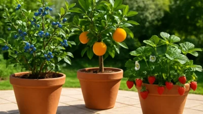 春植え果樹の鉢植え栽培｜ベリー類とミニ柑橘の育て方