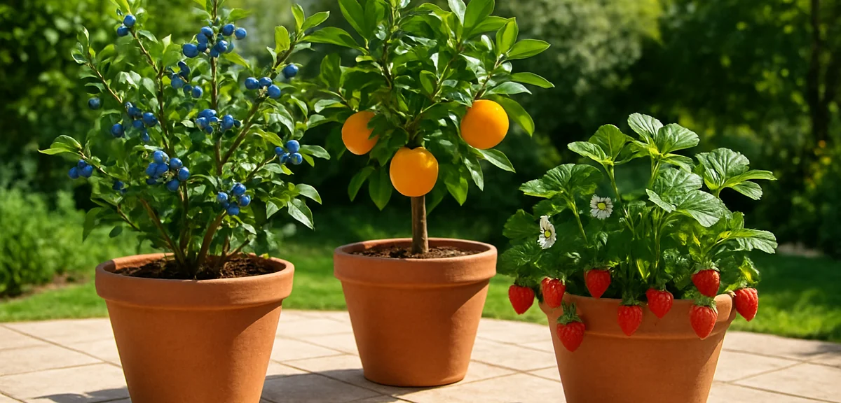 春植え果樹の鉢植え栽培｜ベリー類とミニ柑橘の育て方