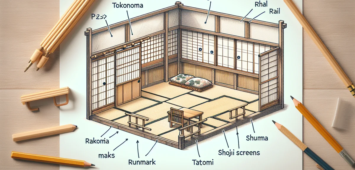 和室の各部名称を図解で解説｜床の間・長押・欄間とは