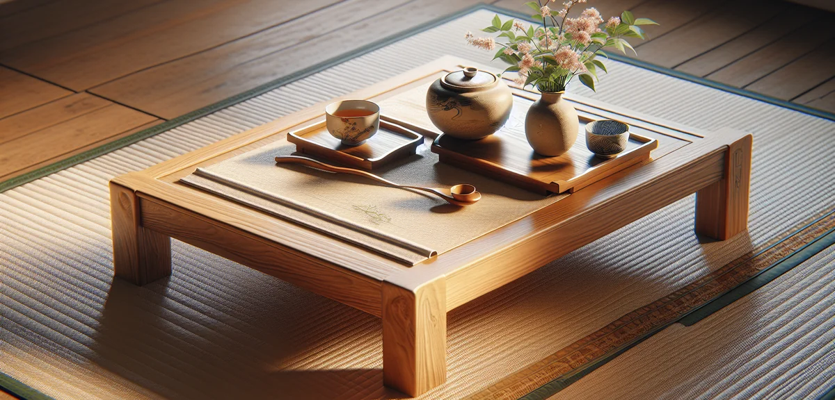 和室のテーブルをおしゃれに見せるコツ｜素材とコーディネート