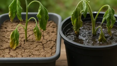水切れと過湿の見分け方｜しおれの原因を特定
