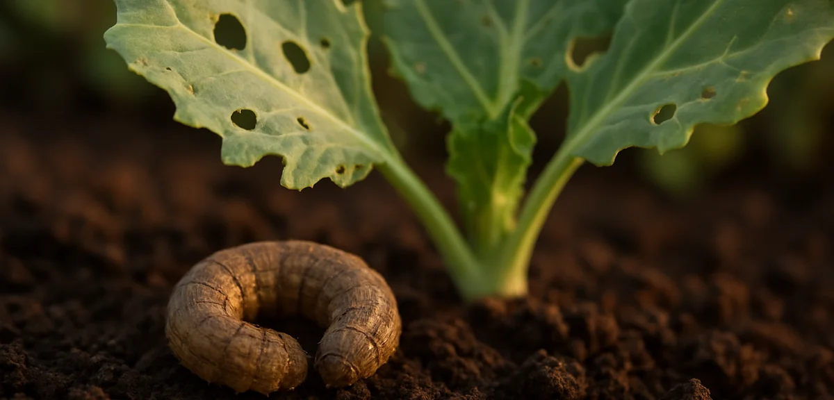 ヨトウムシ対策｜夜に食べる害虫の見つけ方