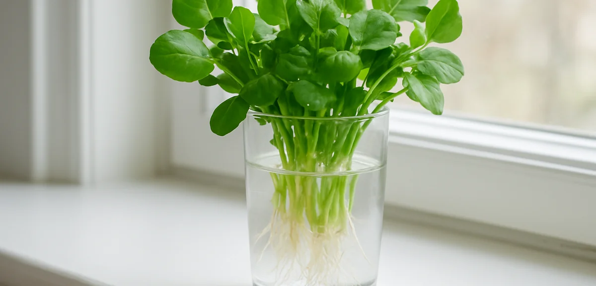 クレソンの水耕栽培｜挿し芽で増やす