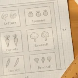家庭菜園の配置図の作り方｜方眼紙とExcel