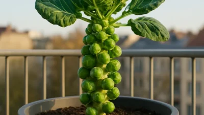 芽キャベツのプランター栽培｜下葉かきが要点