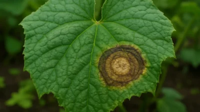 炭疽病の対策｜へこんだ病斑と鮭肉色のかび