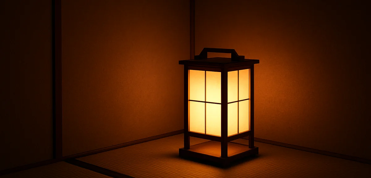 行灯とは｜和紙で炎を囲んだ明かり