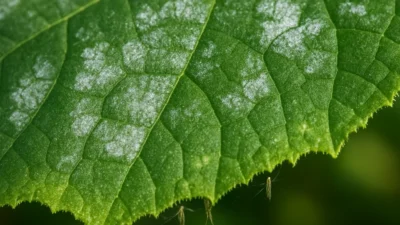 アザミウマの対策｜葉が銀白色に光る